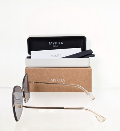 Pre-owned Mykita Brand Authentic  Studio 10.1 Col. 342 Gold 61mm Frame In Gray