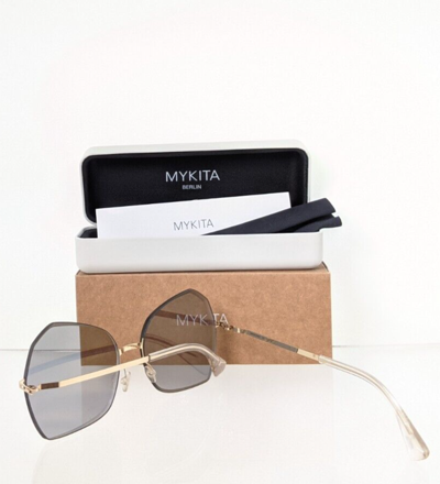 Pre-owned Mykita Brand Authentic  Studio 10.1 Col. 342 Gold 61mm Frame In Gray