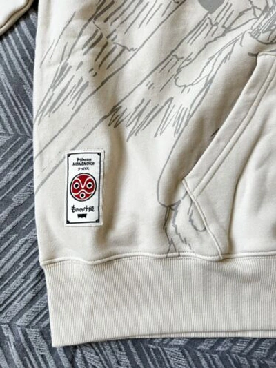 Pre-owned Levi's X Princess Mononoke Studio Ghibli Ashitaka Hoodie | Size: Xl - (in Hand) In Beige