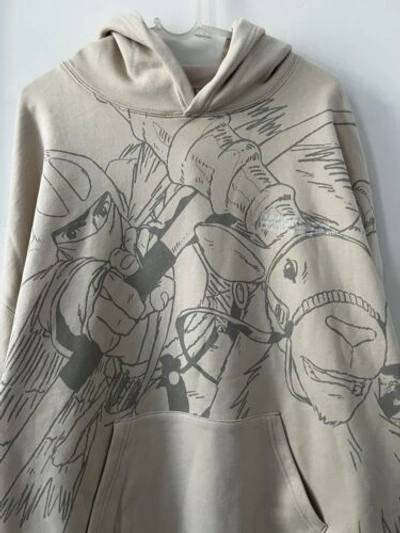 Pre-owned Levi's X Princess Mononoke Studio Ghibli Ashitaka Hoodie | Size: Xl - (in Hand) In Beige