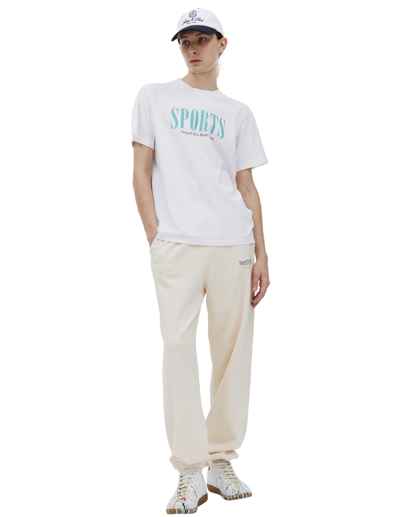 Shop Sporty And Rich 'sports' Printed T-shirt In White