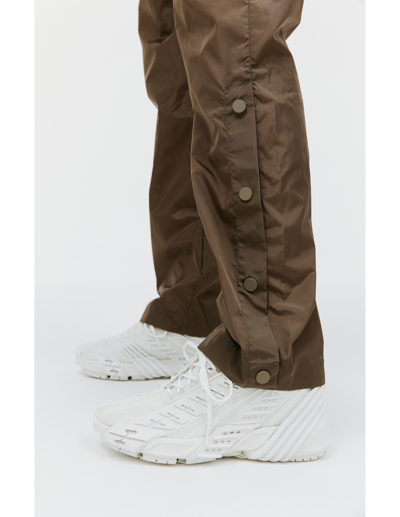 Shop Sporty And Rich Brown Snap Sweatpants