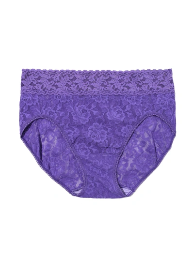 Shop Hanky Panky Signature Lace French Brief In Purple
