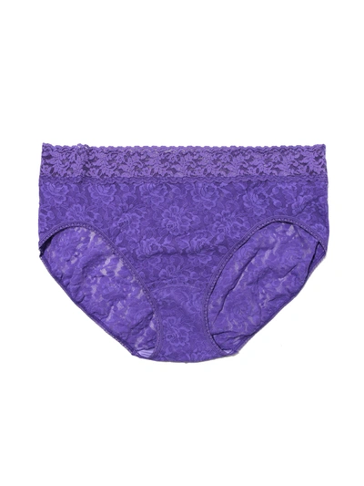 Shop Hanky Panky Plus Size Signature Lace French Brief In Purple