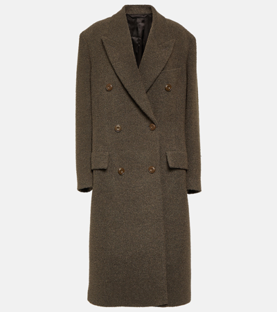 Shop Acne Studios Wool-blend Coat In Brown