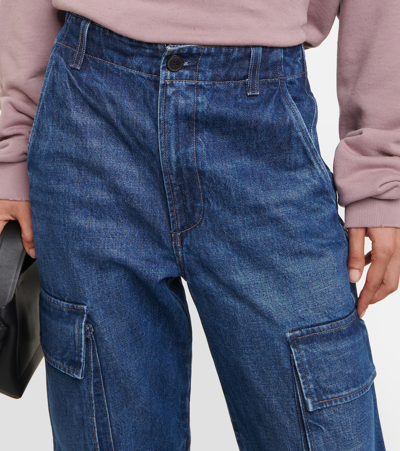 Citizen Of Humanity Delena High Waist Wide Leg Cargo Jeans In Alma