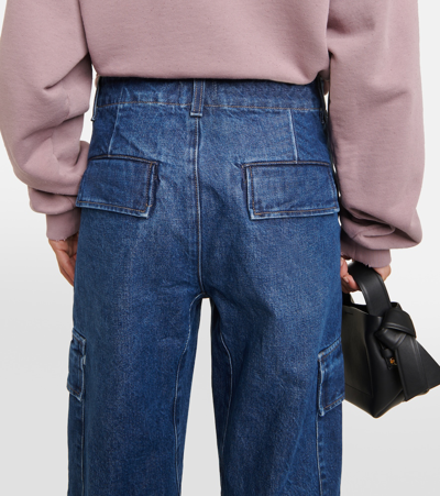 Citizen Of Humanity Delena High Waist Wide Leg Cargo Jeans In Alma