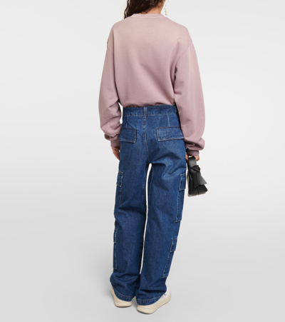 Citizen Of Humanity Delena High Waist Wide Leg Cargo Jeans In Alma