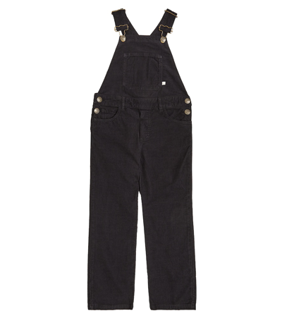 Shop Bonpoint Country Cotton Corduroy Overalls In Black