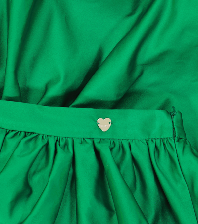 Shop Monnalisa Duchesse Balloon Skirt In Green