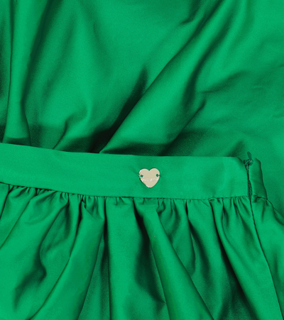 Monnalisa High-waisted Skirt In Green