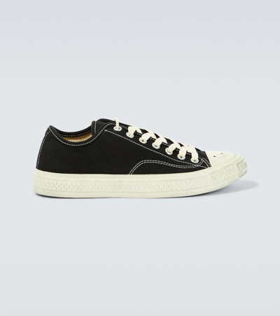 Shop Acne Studios Ballow Soft Tumbled Tag Sneakers In Black