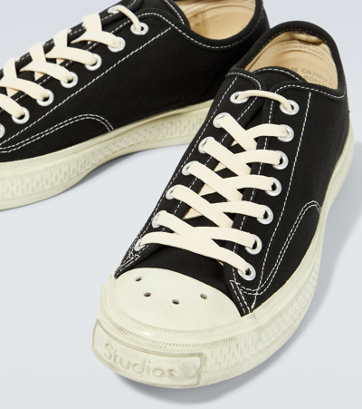 Shop Acne Studios Ballow Soft Tumbled Tag Sneakers In Black