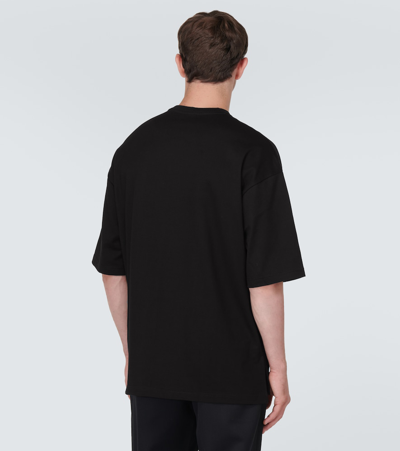 Shop Comme Des Garçons Homme Deux Comme Des Garçons Homme Logo Cotton Jersey T-shirt In Black