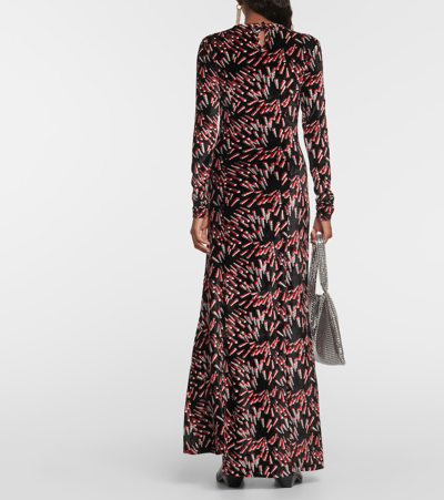Rabanne Patterned Long Dress In Multicoloured