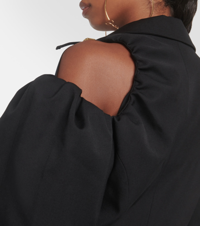 Jacquemus La Veste Galliga Linen-blend Blazer In Black