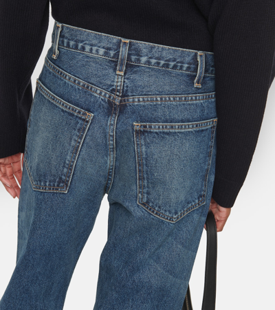 Shop Nili Lotan Mitchell Straight-leg Jeans In Blue