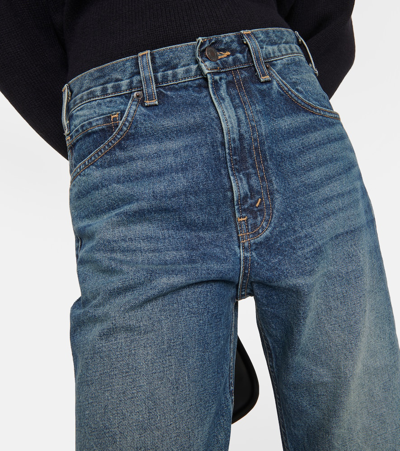 Nili Lotan Mitchell Straight-leg Jeans In Blue