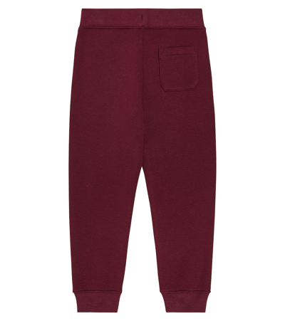 Shop Polo Ralph Lauren Logo Cotton-blend Fleece Sweatpants In Red