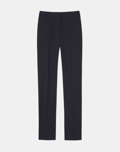 Shop Lafayette 148 Responsible Wool Double Face Barrow Pant In Black