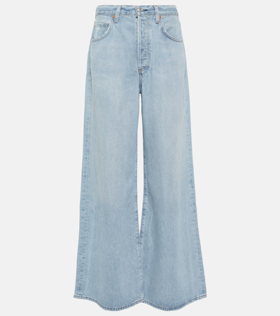 Shop Citizens Of Humanity Beverly High-rise Bootcut Jeans In Blue