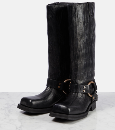 BALIUS皮革及膝靴