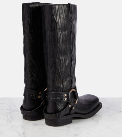 BALIUS皮革及膝靴