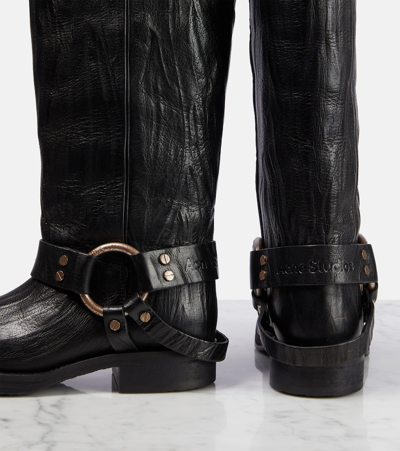 BALIUS皮革及膝靴