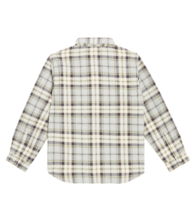 Bonpoint Daho Checked Cotton Shirt In Multicoloured