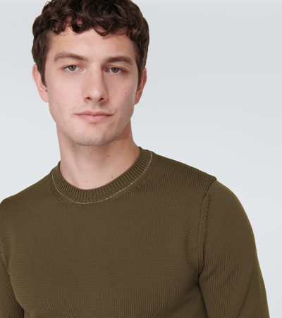 Comme Des Garçons Homme Deux Crewneck Sweater In Brown
