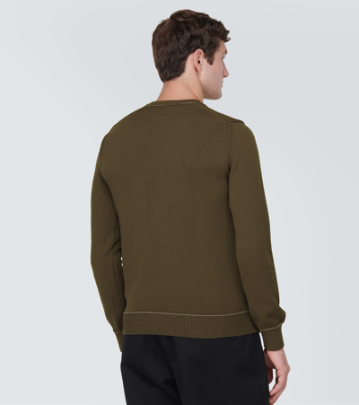 Shop Comme Des Garçons Homme Deux Crewneck Sweater In Brown
