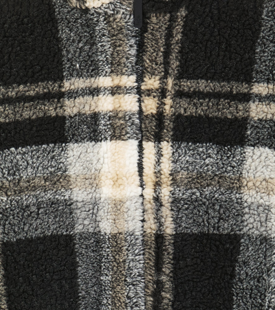 Il Gufo Checked Fleece Jacket In Multicoloured
