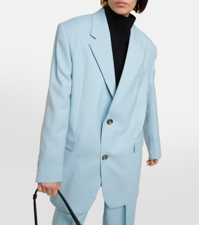 Ami Alexandre Mattiussi Oversize Single-breasted Blazer In Blue
