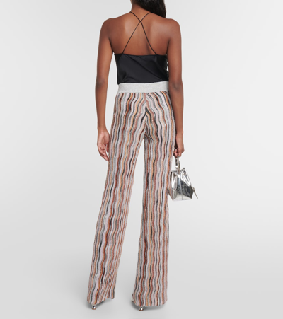 Shop Missoni Sequined Straight Pants In Multicoloured