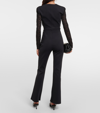 Shop Wolford X Simkhai Intricate Pattern Flared Pants In Black