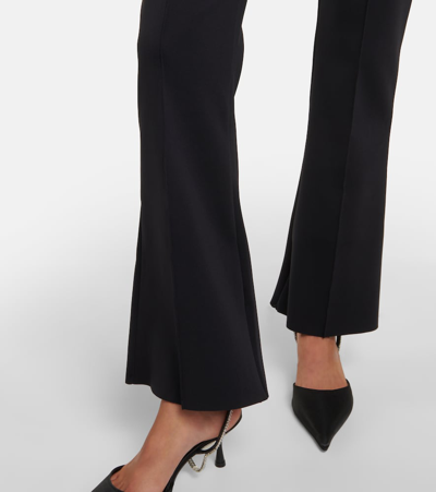 Shop Wolford X Simkhai Intricate Pattern Flared Pants In Black