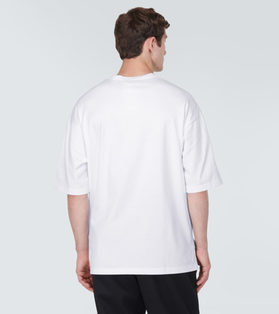 Shop Comme Des Garçons Homme Deux Comme Des Garçons Homme Logo Cotton Jersey T-shirt In White