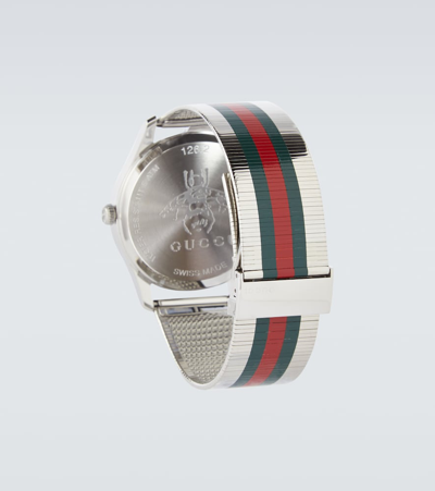 Shop Gucci G-timeless Xl 42mm Watch In Multicoloured