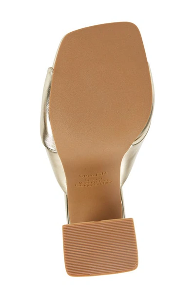 Shop Open Edit Saydee Sandal In Gold Metallic