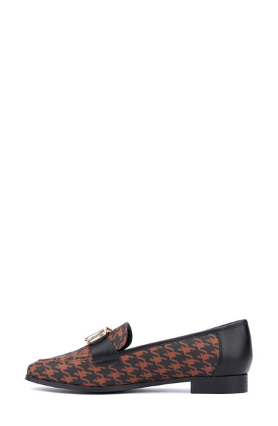 New York And Company Ramira Buckle Loafer In Brown Black