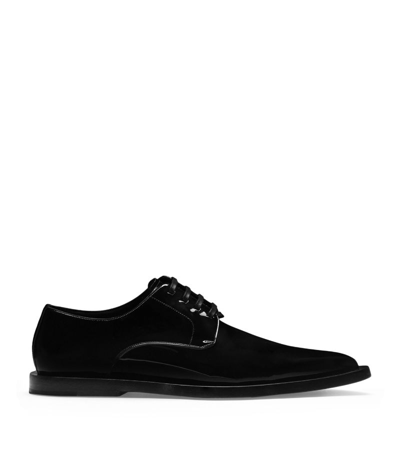 Shop Dolce & Gabbana Patent Leather Derby Shoes In Multi