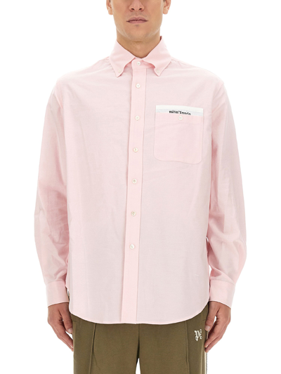 Shop Palm Angels Tailor-made Shirt In Pink