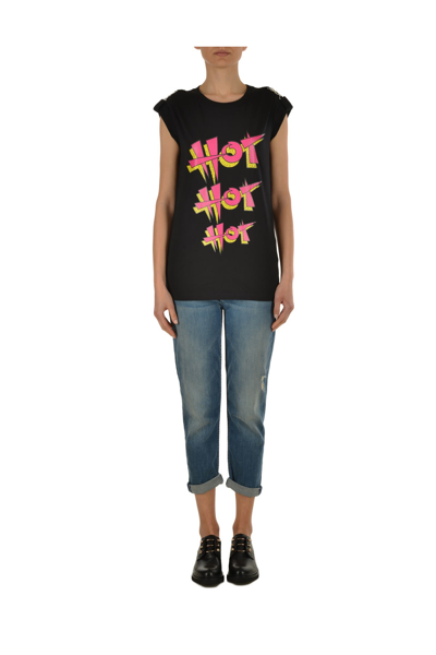 Shop Jeremy Scott Cotton T-shirt In Black