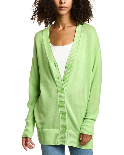 Shop 525 America Cardigan Dress In Green