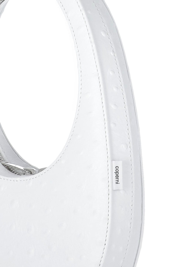 Shop Coperni Mini Swipe Bag In White