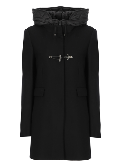 Shop Fay Toggle Coat Coat In Black