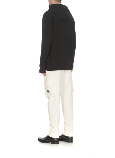 Shop Moose Knuckles Hartsfield Trousers In White