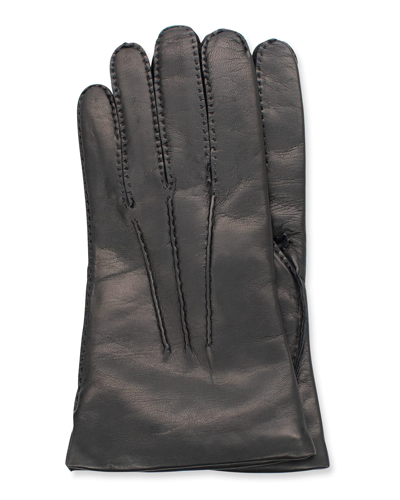 Shop Portolano Men's Napa Cashmere-lined Gloves In Black