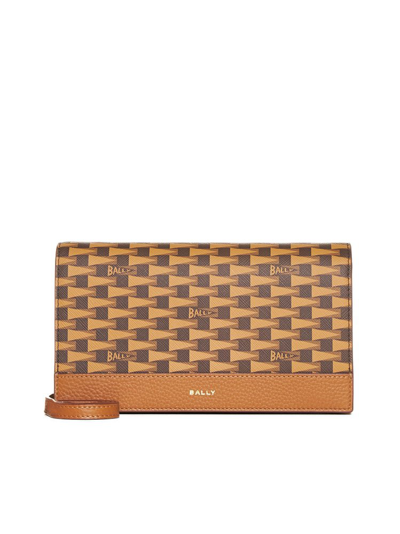 Shop Bally Pennant Continental Wallet In Multi