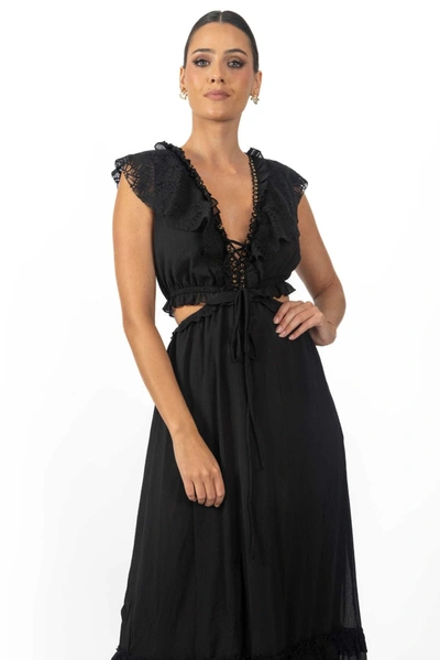 Shop Akalia Miah Maxi Women's Dress Black